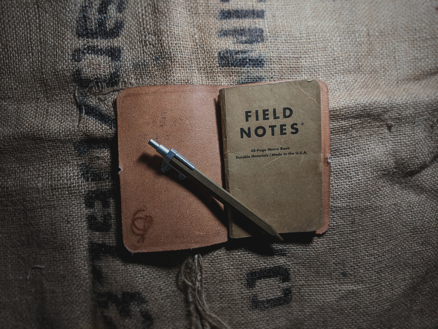 Leather field notes cover (cover only)